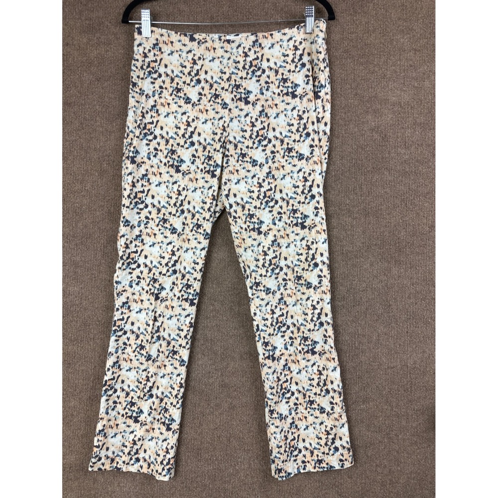 120 1/2 Lino Printed Ankle Pants Casual Career Business Dressy Stylish